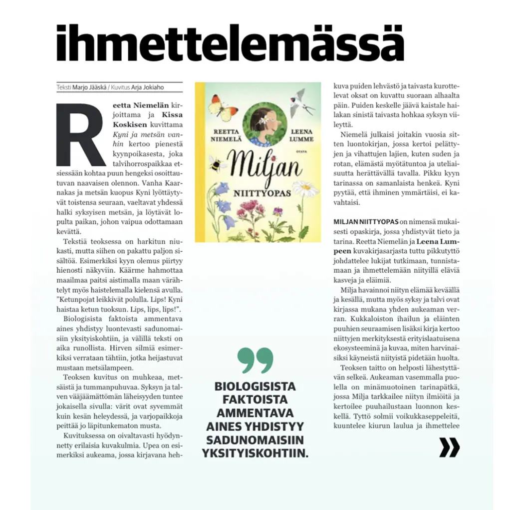 Ihmettelemässä, Tidskriftsartikel, 2024